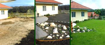 A kert�p�t�s folyamata